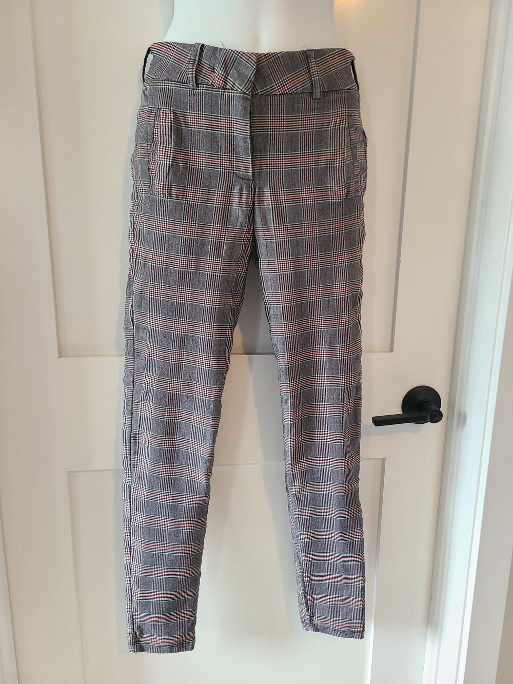Chocolate Plaid Pants in Black, Gray & Red